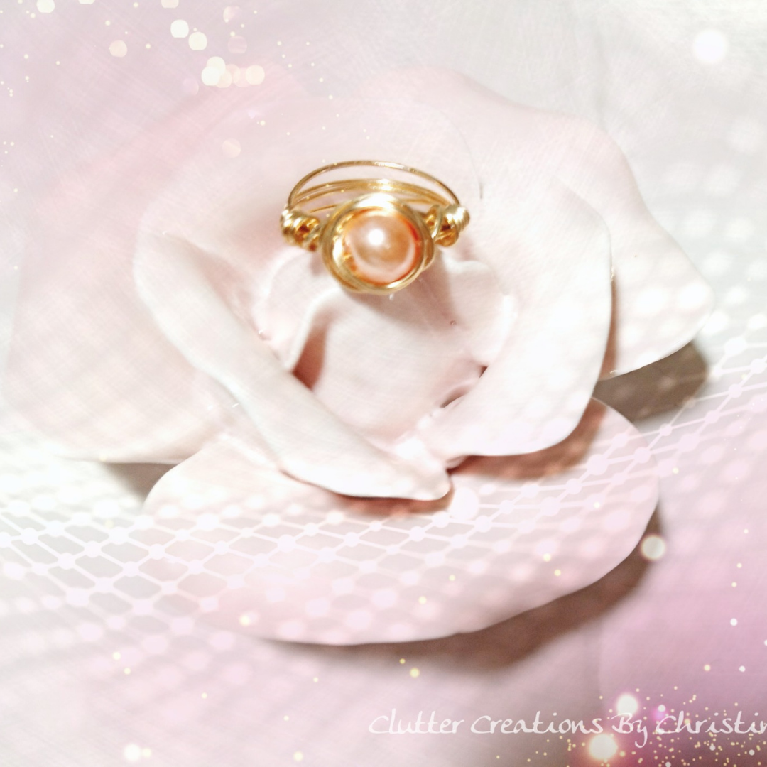 Hand Made Wire Ring (Size 7-8)