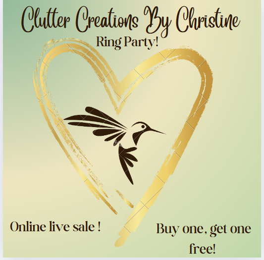 Online live ring sale! buy one ring, get one free during live ring party! Thank you for joining us and allowing our stylish and fashionable jewelry to become a part of your unique style.