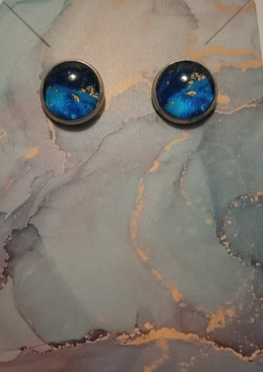 Creative Colorful Cabochon Earrings