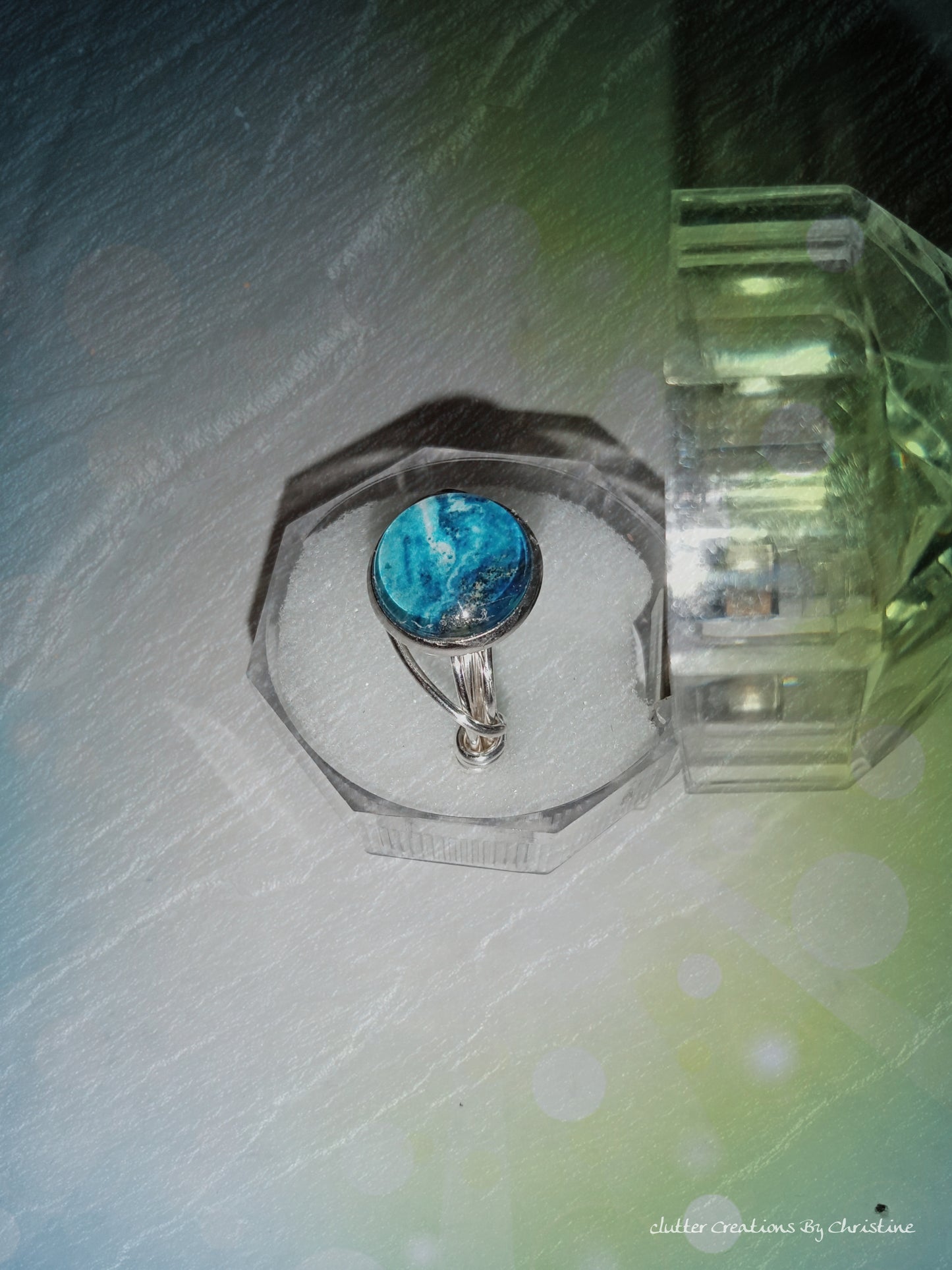 Glass Cabochon Statement Pieces (size 7) ring